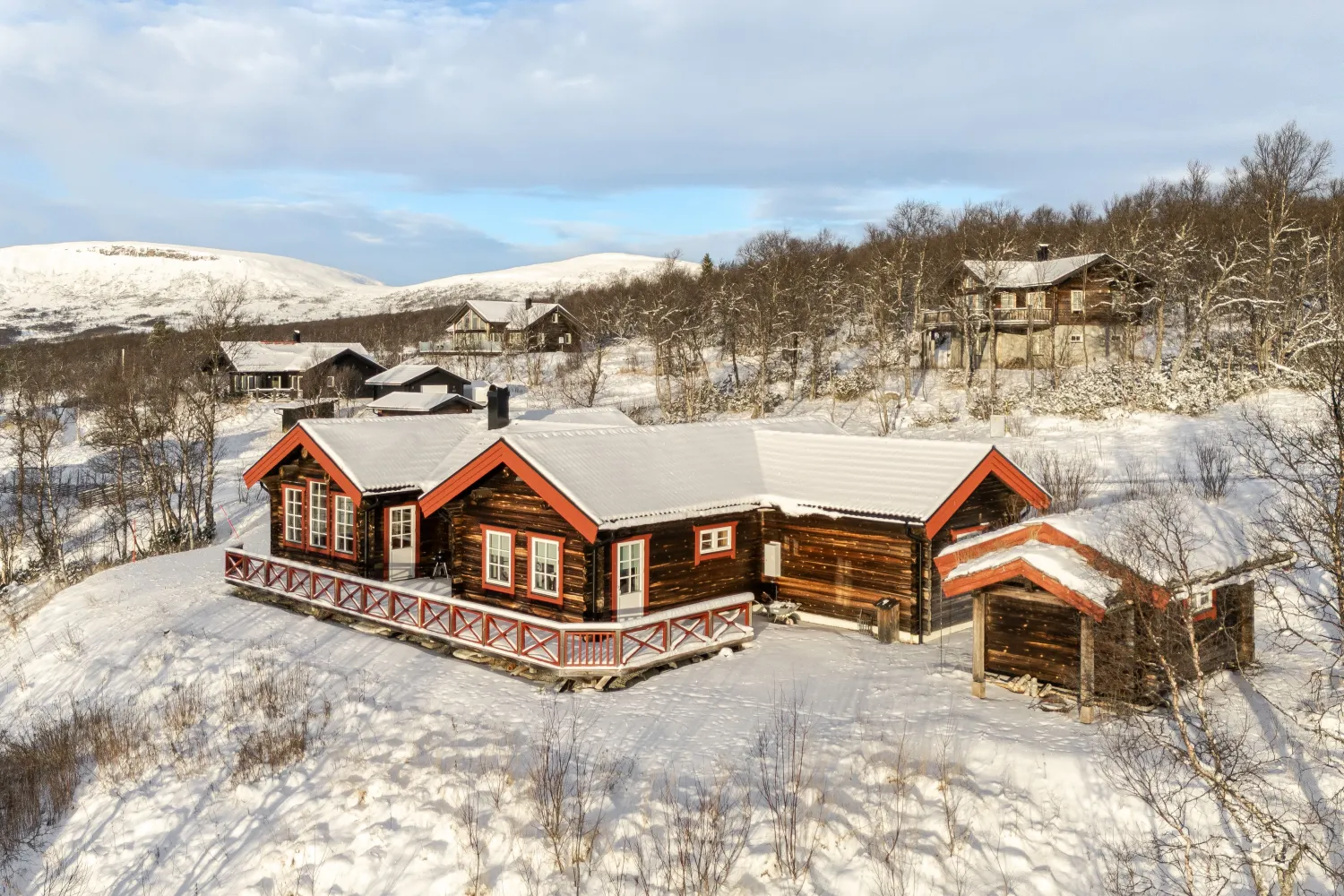 Tänningevägen 116 Exteriör Vinter