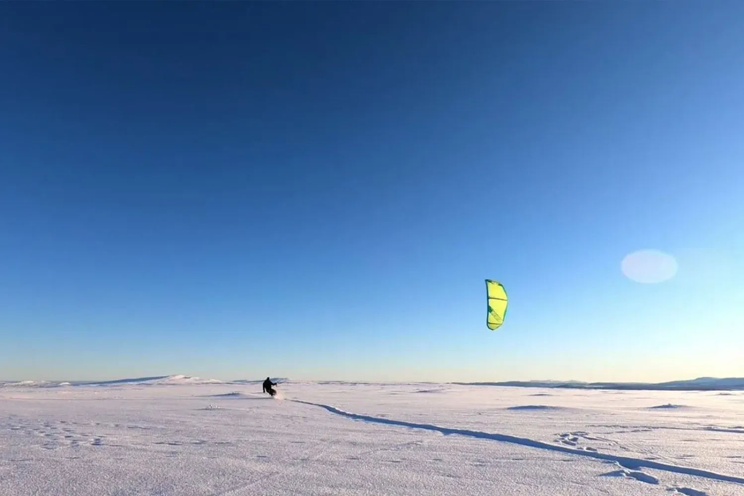 Snowkite i Funäsfjällen